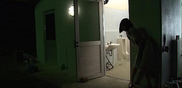  Brainwashed Asian nympho hunts for cocks in the public toilet